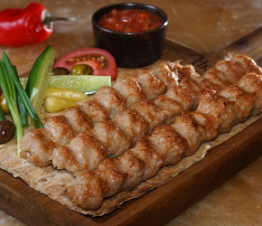 Фотография рецепта Сочный кебаб из курицы