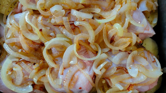 Фото шага рецепта Запеченная курица с ананасом 174628 шаг 9