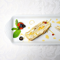 Фотография рецепта Блинный апельсиновый пирог автор География на вкус с Никой Ганич