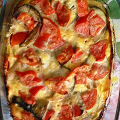 Фотография рецепта Скумбрия с овощами под сметанной заливкой автор Елена Титаренко