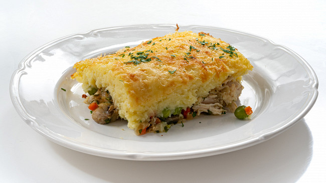 Фото шага рецепта Запеканка с курицей и грибами 173855 шаг 14