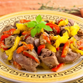Фотография рецепта Нежная куриная печень автор Алёна Красильникова