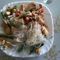 Фотография рецепта Фунчоза с курицей и овощами автор Sveta Shalu