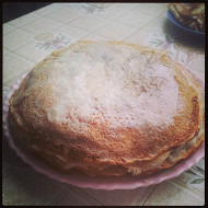 Блинный торт с заварным кремом