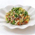 Фотография рецепта Классический оливье с мясом и яблоком автор Еда