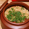 Фотография рецепта Каша перловая с мясом, запеченная в горшочке автор Olga Erbis