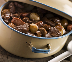 Фотография рецепта Говядина по-бургундски (Boeuf bourguignon)