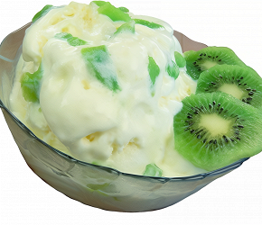 Фотография рецепта Шербет Дайкири с кусочками киви