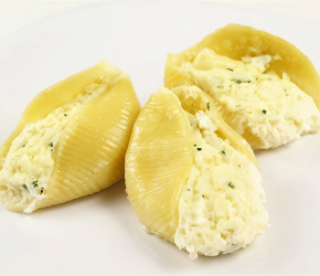 Фотография рецепта Ракушки фаршированные крабовым мясом