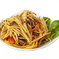 Фотография рецепта Корейский салат из картофеля с мясом (камди ча) автор Anita Ggdf