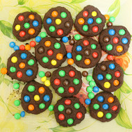 Мягкое шоколадное печенье с M&M’s