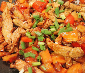 Фотография рецепта Курица терияки с кускусом