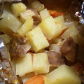 Фотография рецепта Мясо в фольге с овощами автор ТАТЬЯНА ПЕТРУХИНА