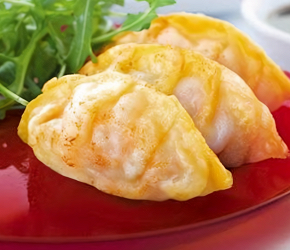 Фотография рецепта Японские пельмени гедза (Геза) с мясным фаршем