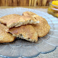 Фотография рецепта Мягкое печенье с кунжутом и бананом автор ЮЛИЯ ТИМОФЕЕВА