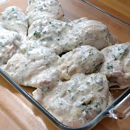 Курица в маринаде по-гречески