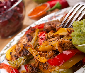 Фотография рецепта Фахитас с курицей и фасолью