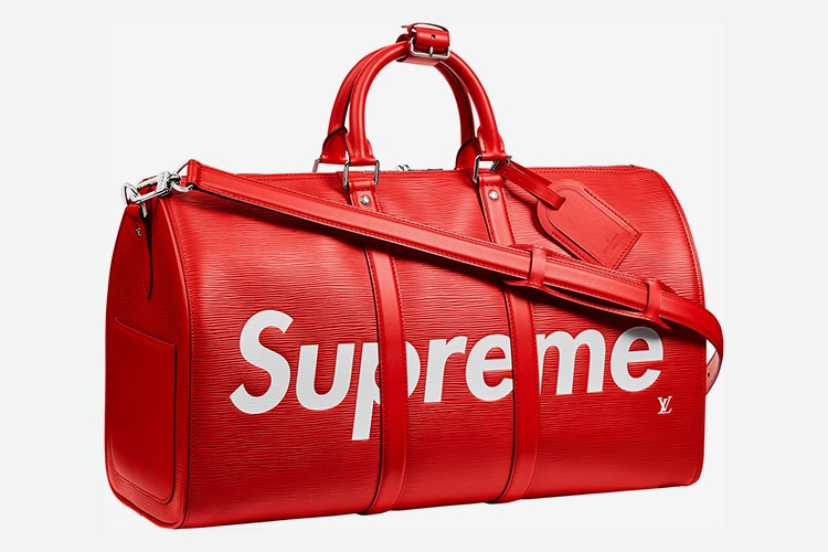 supreme x louis vuitton bag