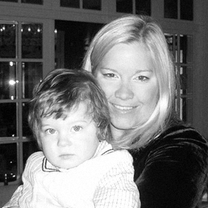 Таня Майер с сыном, Москва, 2007 год.