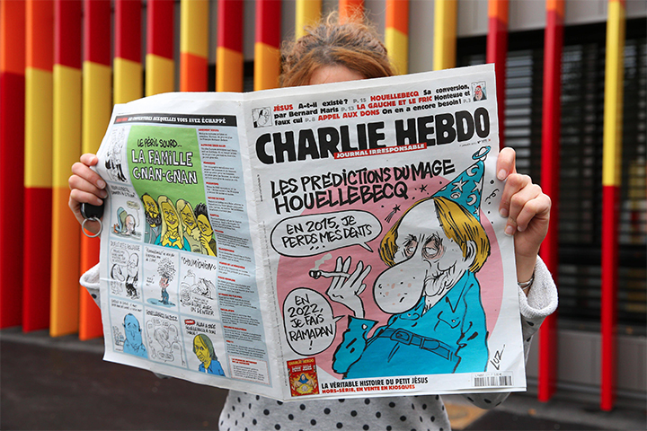 Обложка номера Charlie Hebdo, вышедшего в день расстрела их редакции
