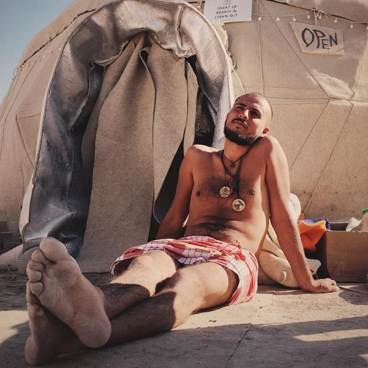Русская баня в пустыне на фестивале Burning Man - Афиша Daily