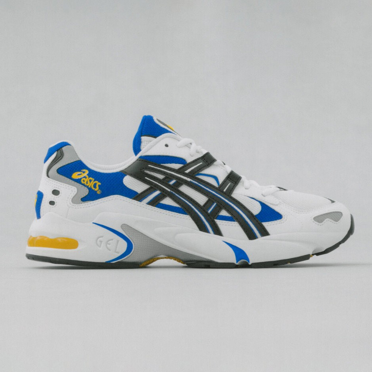 Asics gel kayano 5 og blue yellow best sale