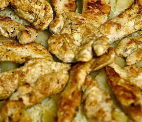 Фотография рецепта Курица по-луизиански с рисом и ананасом