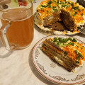 Фотография рецепта Печеночный торт с морковью и луком автор Маша Фёдорова
