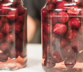 Фотография рецепта Концентрированный компот из вишни
