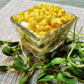 Фотография рецепта Салат из курицы с ананасами и кукурузой автор Настасья Бондарева