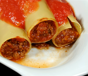 Фотография рецепта Каннеллони с мясным фаршем