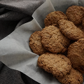 Фотография рецепта Американское овсяное печенье с изюмом (Oatmeal Rasin Cookies) автор Anastasia Gushchina