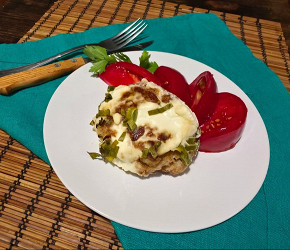 Фотография рецепта Котлеты из куриного фарша с мясом