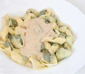 Фотография рецепта Равиоли с овощами и сыром