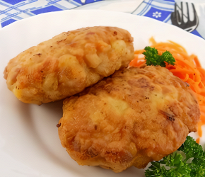 Фотография рецепта Куриные котлеты с тыквой
