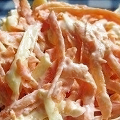 Фотография рецепта Морковный салат с сыром и чесноком автор Наталья Прокопенко
