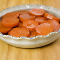 Фотография рецепта Карамелизованный сладкий картофель с патокой и черным кунжутом автор Ольга Худина