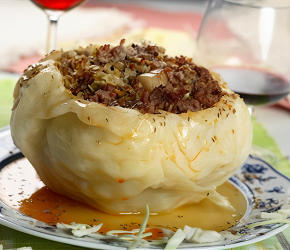 Фотография рецепта Капуста, фаршированная мясом