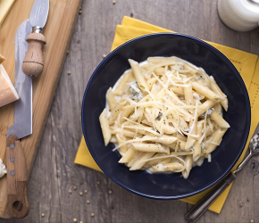 Фотография рецепта Паста «Четыре сыра» с соусом бальзамелла (Quattro formaggi)