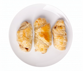 Фотография рецепта Мясные рулеты в тесте