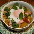 Фотография рецепта Кедгери (копченая семга с рисом, луком и яйцом) автор ЛАРОЧКА