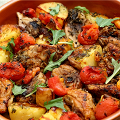 Фотография рецепта Жаркое из курицы с овощами автор Marusia Klimova