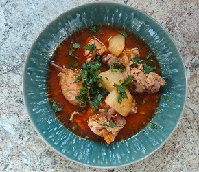 Фотография рецепта Чахохбили из курицы и картофеля