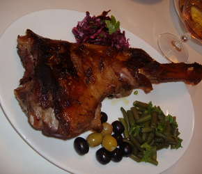 Фотография рецепта Запеченая баранина с чесноком и орегано