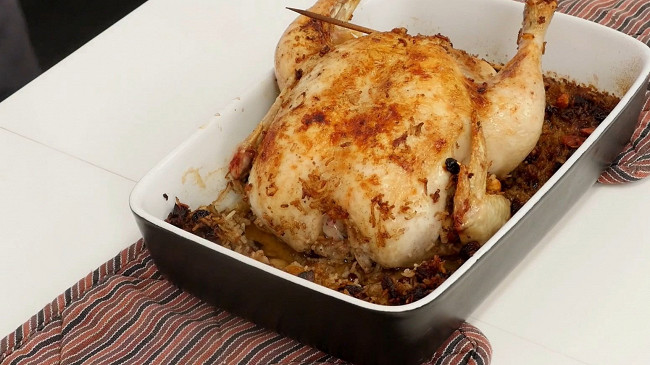 Фото шага рецепта Армянская фаршированная курица амич 125310 шаг 10