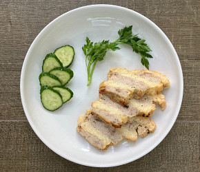 Фотография рецепта Курино-сырные ступеньки