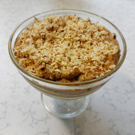 Творожная масса с финиками и грецким орехом