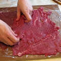 Фотография рецепта Мясной рулет с шампиньонами автор ник А.