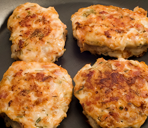 Фотография рецепта Оладья с курицей