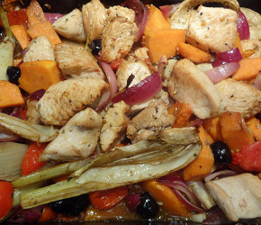Фотография рецепта Овощной бейк с индейкой